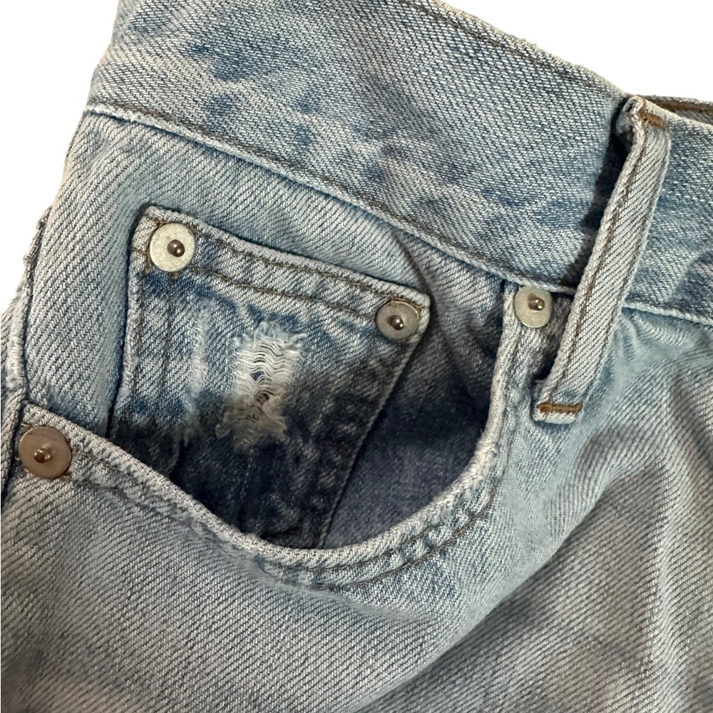 Madewell The Perfect Summer Jean Fringe Shorts Size 26 - Picture 11 of 17